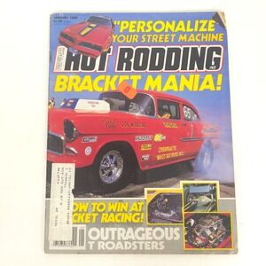 Popular Hot Rodding Magazine January 1980 Bracket Mania Drag Racing Bonneville
